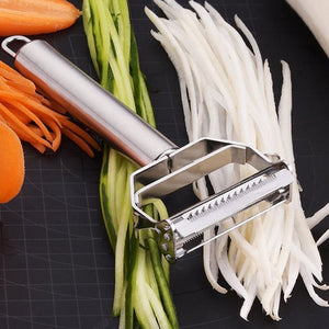 Stainless Steel Vegetable Peeler Julienne Cutter Cucumber Carrot Kitchen  Tool us