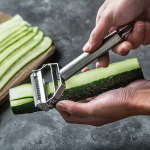 Stainless Steel Kitchen Vegetable Cutter And Peeler Set - Perfect